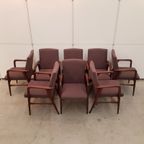 Set Van 8 Deense Teaken Armstoelen Prijs/set thumbnail 5