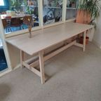 IKEA Nörraker Eettafel, 220 X 80 X 73,5, Massief thumbnail 2