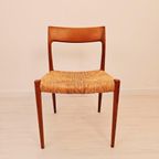 Vintage Deens Design Stoelen, Niels Otto Møller 1960, Teak thumbnail 5