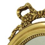 Klassieke Ovale Gouden Spiegel Lint Decoratie Frankrijk 58Cm thumbnail 2