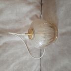 Vintage Hanglamp Amberkleur | Frosted Glas | Jaren 60 Lamp thumbnail 3
