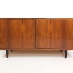 Vintage Deens Dressoir Palissander Hout Kast thumbnail 6