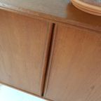 Vintage Deens Teak Houten Dressoir | Wandkast thumbnail 8