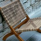 Set Van 2 /Retro Rotan Lounge Stoel / Fauteuil / Éénzit / thumbnail 11