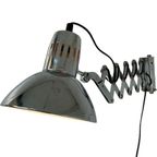 Vintage Scissor Wall Light - Chromed Metal - Mid Century Modern - Ca. 1970’S thumbnail 2