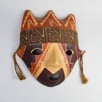 Peruaans Masker - Peru Cultuur -Wanddecoratie Kunstwerk - Peru thumbnail 5