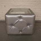 Pouffe Table – Silver thumbnail 2