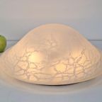 Vintage Xl Plafonniere Mushroom Plafondlamp Glas Mid Century thumbnail 3