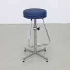 Verstelbare Kruk In Chroom, 1960s thumbnail 7