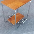 Vintage Bauhaus Art Deco Bijzettafel Sidetable Nachtkastje thumbnail 2