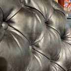 Showroommodel: Scholar Chesterfield Fauteuil Lazzy Vintage Zwart Leer thumbnail 5