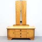 Vintage Kaptafel Met Drieluik Spiegel thumbnail 12