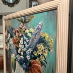 Schilderij Stilleven Bouquet Vintage thumbnail 4