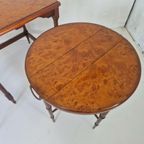 Mahonie Houten Klassieke Nest Tafeltjes. thumbnail 7