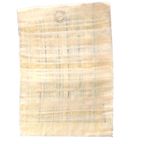 Egyptische Papyrus Cleopatra Hiėrogliefen Schilderij, Jaren '80 thumbnail 5