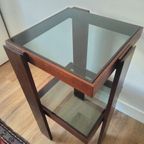 Houten Modulaire Vintage Bijzettafeltjes thumbnail 3