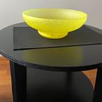 Ronde Schaal Op Voet In Glaspasta. thumbnail 2