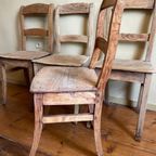4x Bistrostoelen Stoelen Keukenstoelen Frans Landelijk thumbnail 10