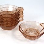 Vintage Schaaltjes Roze Glas thumbnail 5