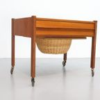 Deense Vintage Fournituren Tafel Teak thumbnail 13