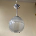 Jaren 40 Lamp Hanglamp Holophane Vintage Frans thumbnail 2