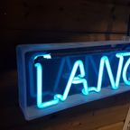 Toffe Lancôme Vintage Neon In Een Behuizing Van Plexiglas. thumbnail 3