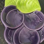 Vintage Schaaltjes Blauwe Druiven Japan 3X thumbnail 7