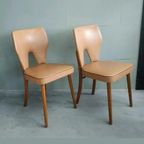Vintage Eetkamer Stoelen (Scandinavische Stijl). thumbnail 3