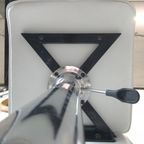 In Hoogte Verstelbare Chromen Barkrukken Met Rugleuning thumbnail 14