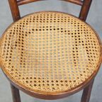 Charmante, Zeer Elegante Vintage Thonet Design Eetkamer/ Bistro Stoel thumbnail 7