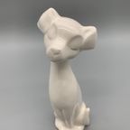 Vintage Longneck Hondje Wit thumbnail 2