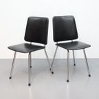 Set Van 2 Vintage Buisframe Stoelen thumbnail 2