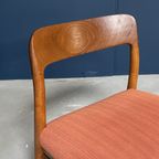 Vintage Eetkamerstoelen- Niels Otto Møller – Model 75 – Jaren 60 thumbnail 13