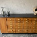 Vintage Mid-century Apotheekkast,apothekerskast,ladenkast thumbnail 6