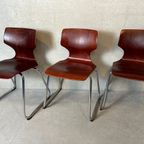 3x Pagholz Flötotto Stoelen – Bruin thumbnail 3