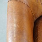 Charmante, Stoere En Comfortabele Schapenleren Clubfauteuil In Een Mooie Cognac Kleur thumbnail 8