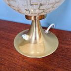 Duo Of Space Age-lampen In Messing En Getextureerd Glas, 197 thumbnail 17