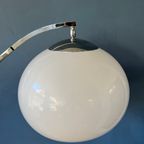 Vintage Sölken Leuchten Space Age Boogvloerlamp | Moderne Paddestoel Staande Lamp Uit Het Midden thumbnail 8