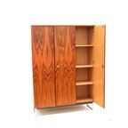 Hoge Vintage Palissander Kast / Kledingkast Gemaakt In De Jaren ’70 thumbnail 5