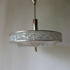 Vintage Zware Hanglamp Kristal Aluminium thumbnail 8