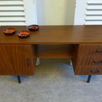 Prachtige Wenge Houten Brutalist Eettafel thumbnail 25