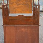 Engelse Art Deco Kaptafel Hout Met Spiegel Engels thumbnail 18