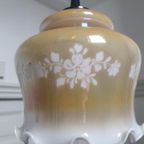 Glazen Vintage Hanglamp Uit De Jaren 60/70, Parelmoer Shine thumbnail 2