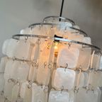 Echte Vintage Schelpen Capiz Hanglamp Lamp Parelmoer thumbnail 4