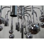 Vintage Sputnik Lamp Met 9 Lichtpunten En 16 Verchroomde Bollen thumbnail 23