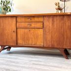 Vintage Jaren 60 Dressoir, Wandkast, Low Board thumbnail 2