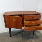 Danish Mid Century Teak Side Board, 1960S thumbnail 5