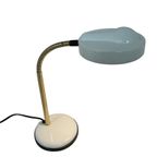 Postmodern / Space Age Desk Lamp - With Adjustable Gooseneck - Bulb Shaped Shade, Unique Design thumbnail 2