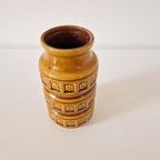 West Germany Scheurich Vaas 268 / 18 Oker Gele Vaas thumbnail 2