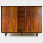 Grote Vintage 5-deurs Kledingkast In Palissander, 1960s thumbnail 3